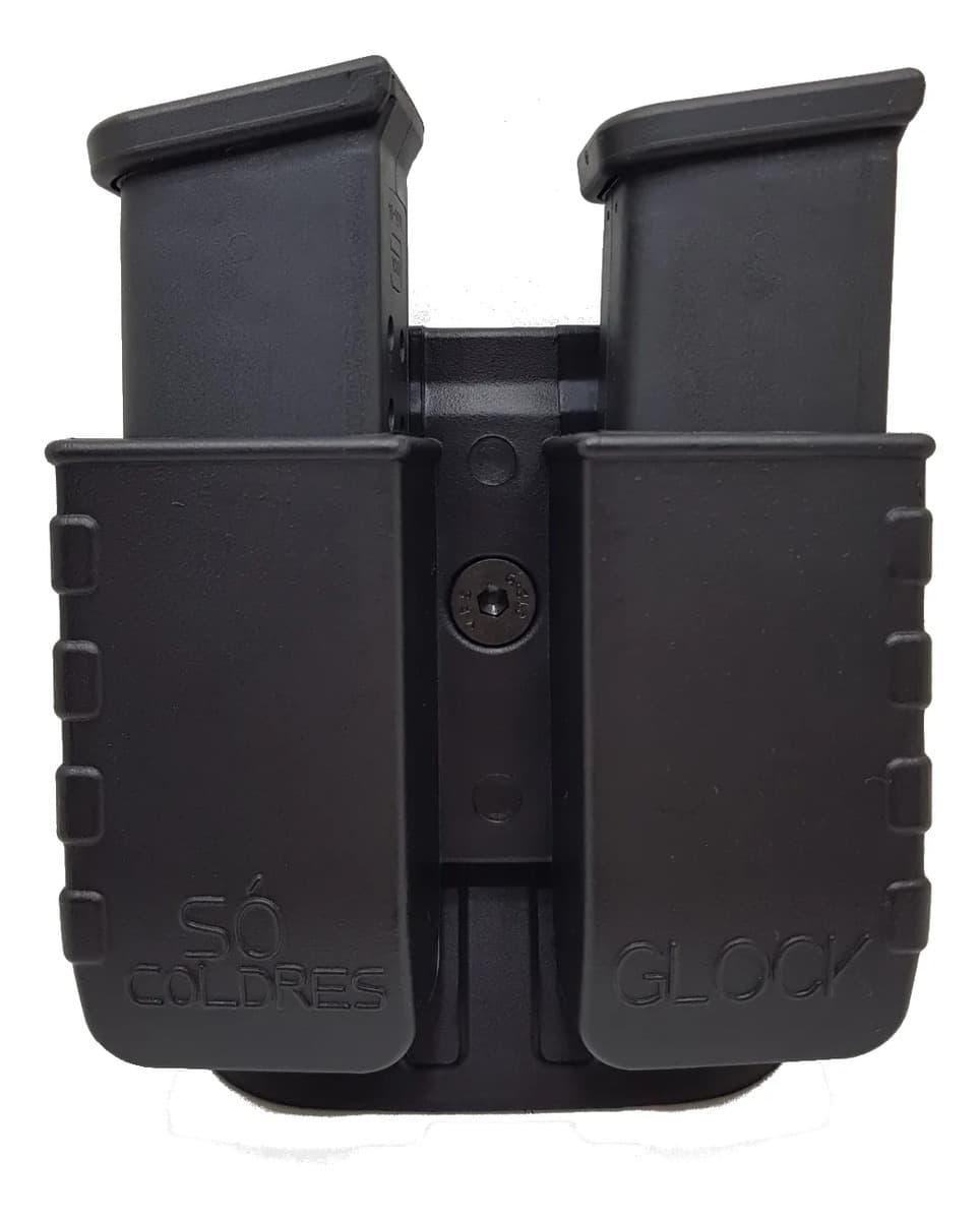 Porta Carregador Externo Duplo P/ Glock G19 G17 G22 G23 G25