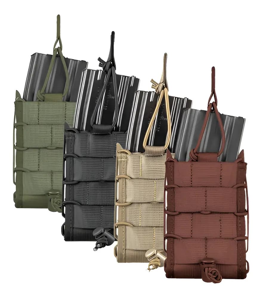 Porta Carregador Fuzil 5.56 Reload Invictus Modular Molle Cor Coyote