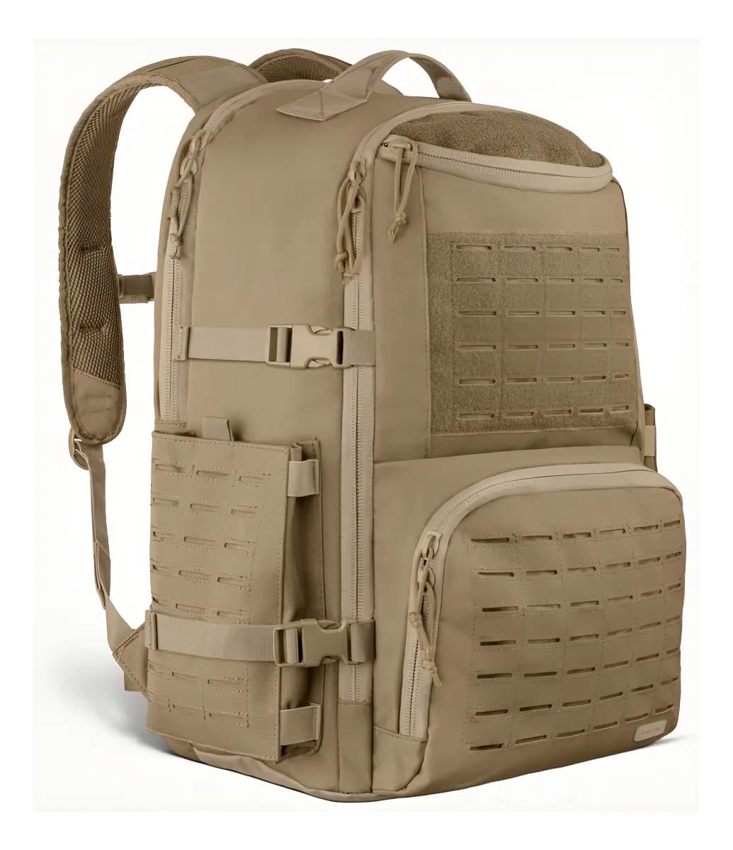 Mochila Tática Commander 2.0 Invictus 50l 600d Militar Cor Coyote