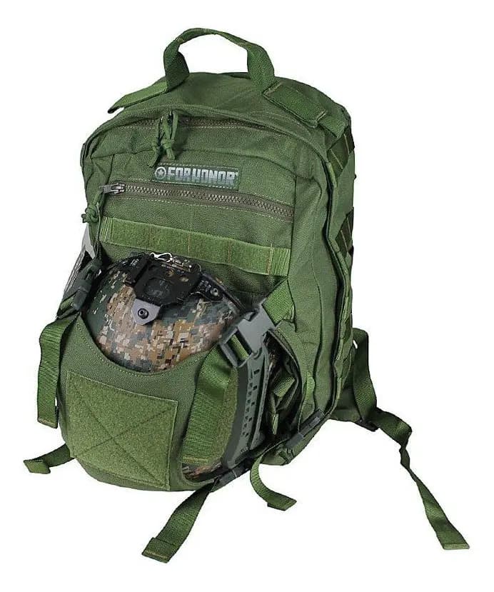 Mochila Tatica Modular Porta Capacete Cordura Verde Forhonor