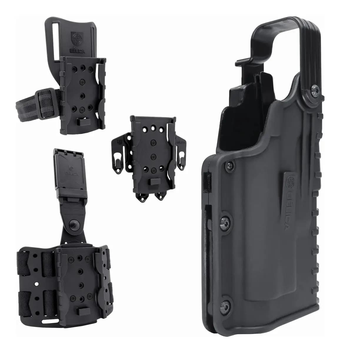 Kit Black Ops Speed Mid-ride Bélica - Preto Orientação Da Mão Canhoto