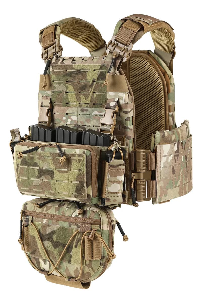 Votagoo Colete Tático Airsoft Modular Molle Nylon S-ms Pro