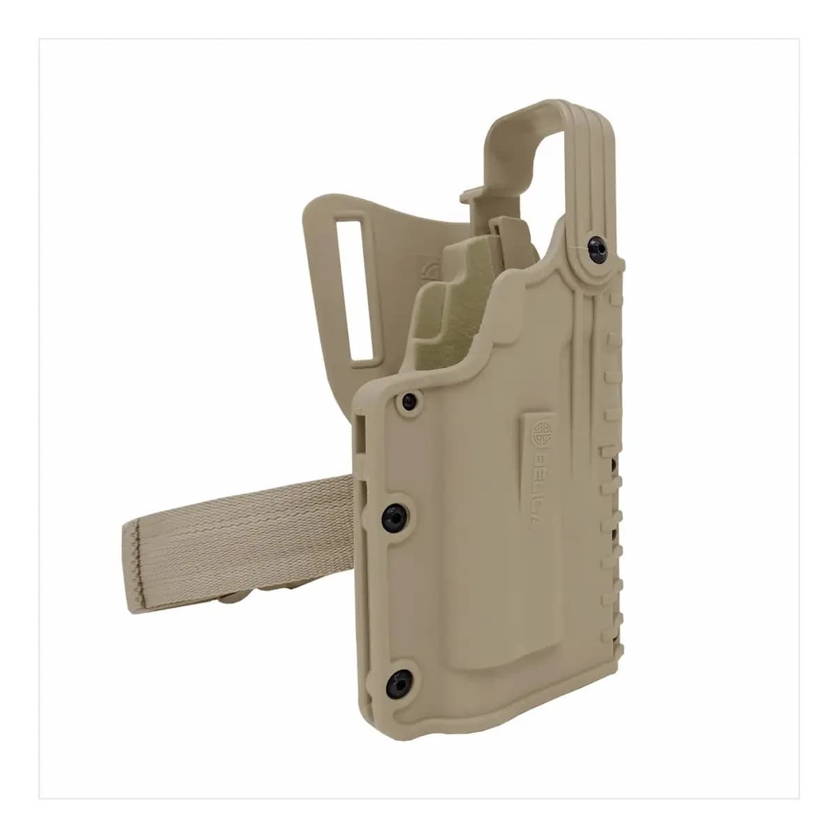 Coldre Cintura Mid-Ride Bélica Black OPS Coyote Polímero Retenção Nível III