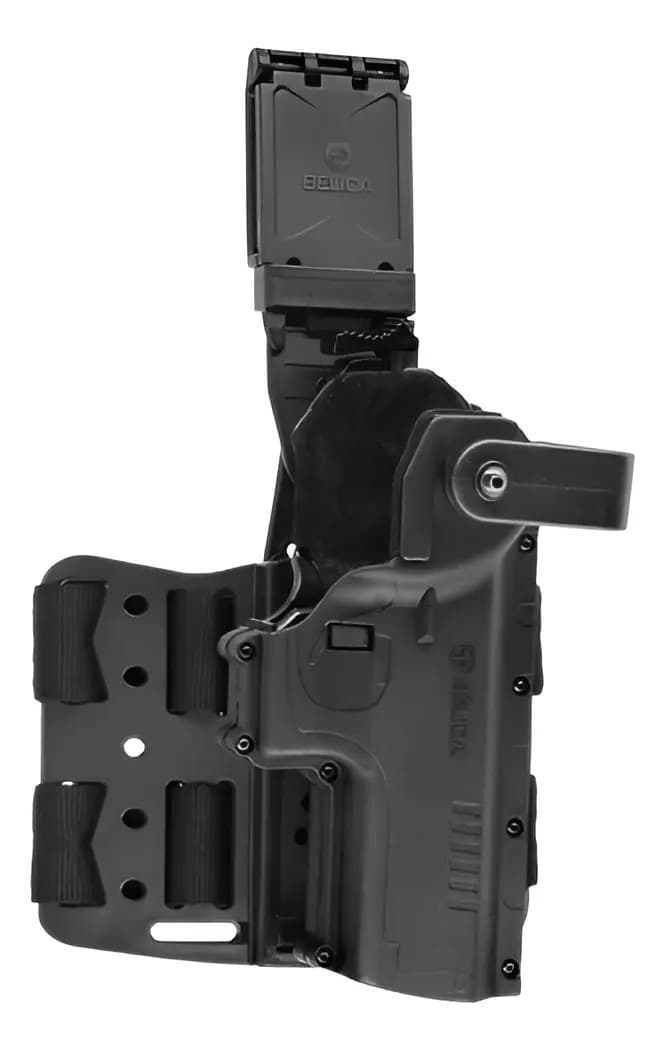 Coldre Glock G17 G19 G22 G23 Tático Ostensivo Perna / Destro