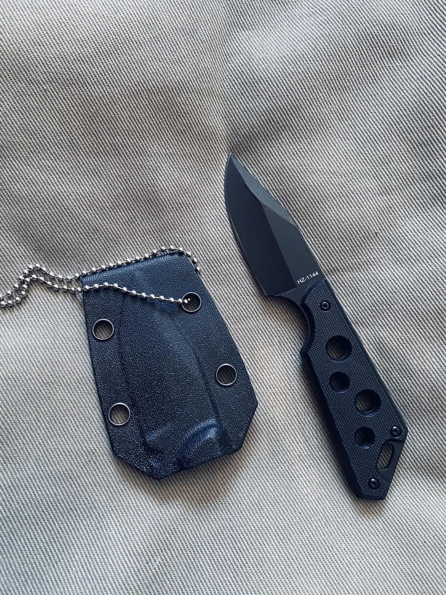 Faca De Pescoço Delta Defender Tática Militar Fulltang