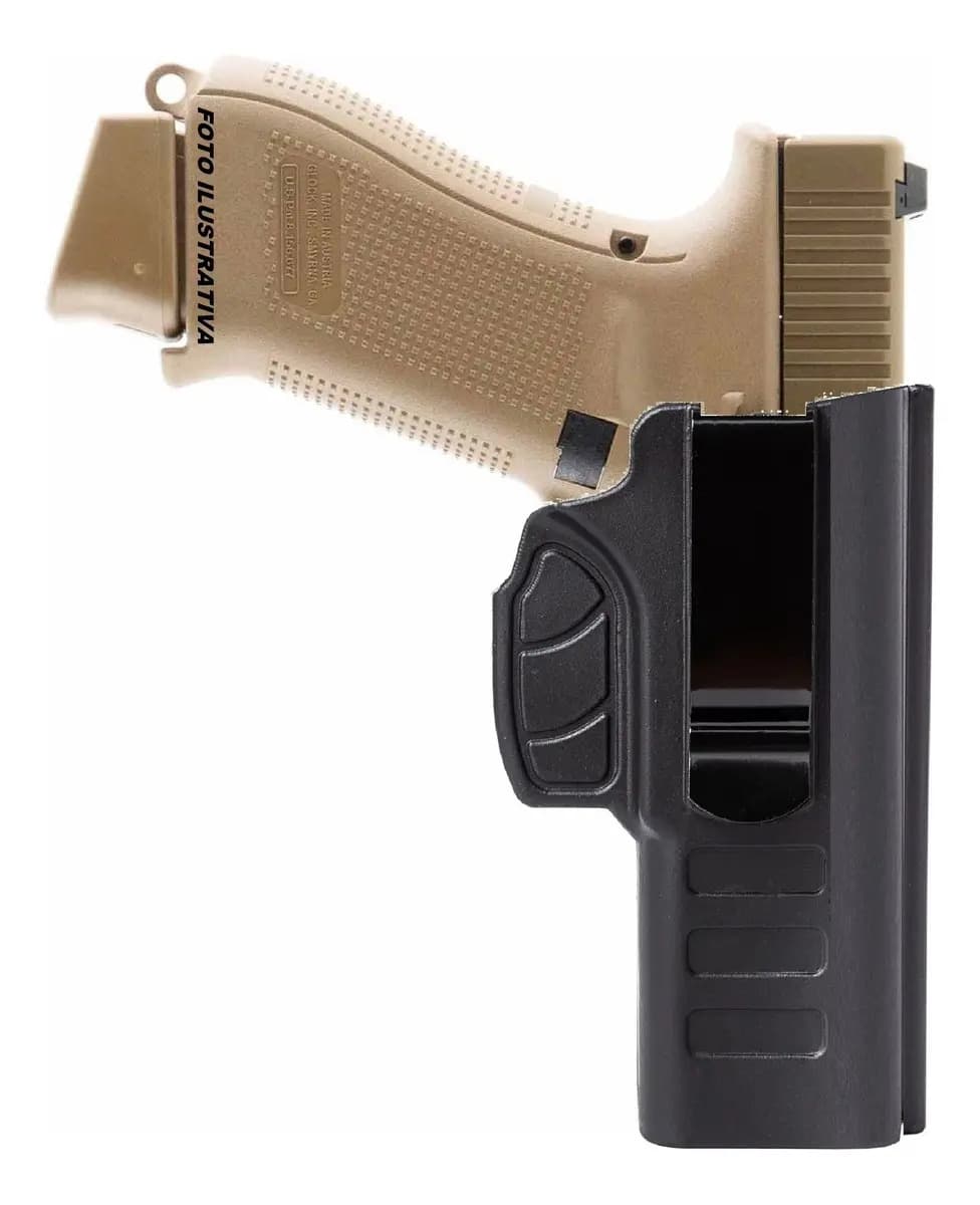 Coldre Velado Pistola Glock G17 G19 G22 G23 G25 G26 G27 G28