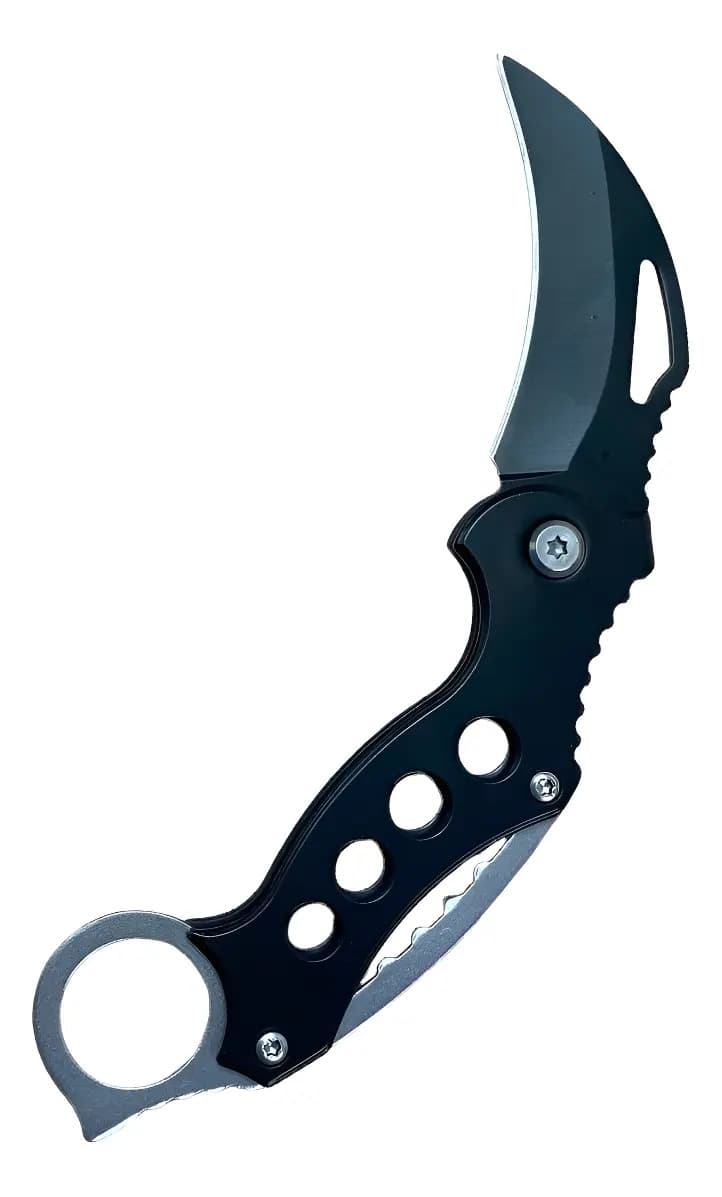 Faca Tático Militar Canivete Karambit Aço Resistente Afiada