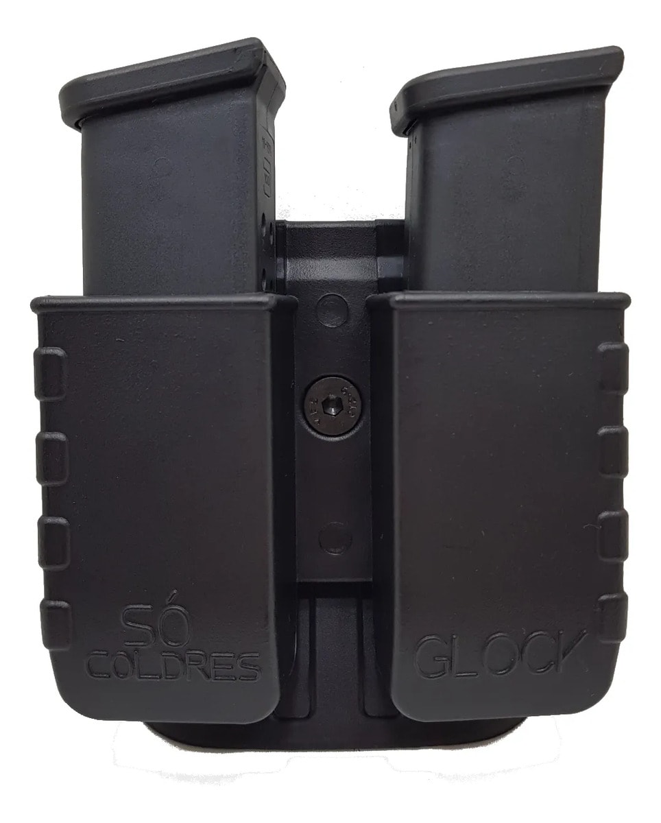 Porta Carregador Externo Duplo P/ Glock G19 G17 G22 G23 G25