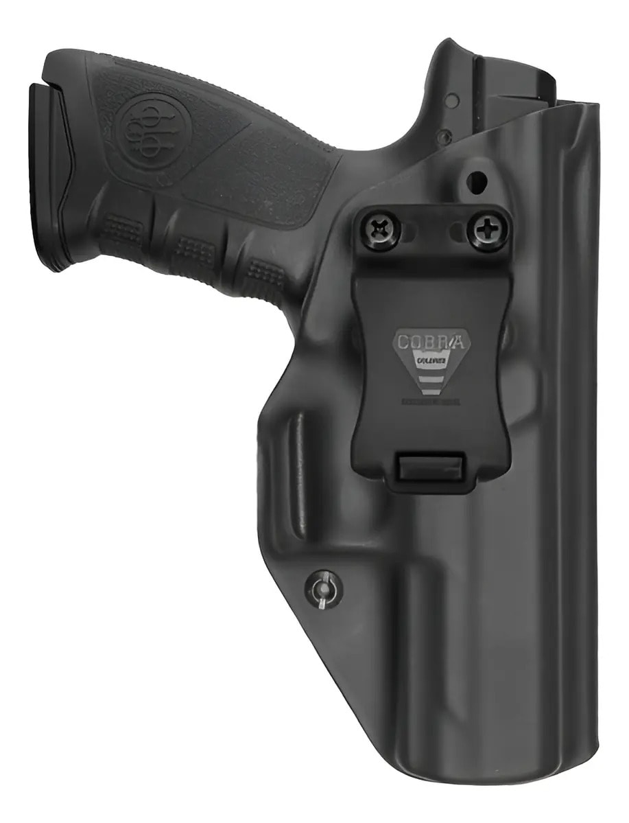 Coldre Beretta Apx 9mm Saque Rápido Velado Com Flap Kydex Destro Preto