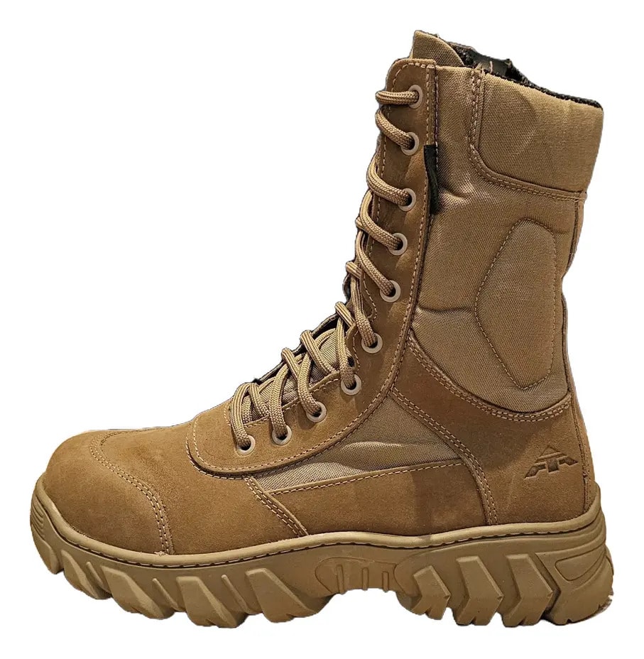 Coturno Bota Atalaia Cobra Coyote Zíper- Novo Do Exército Eb