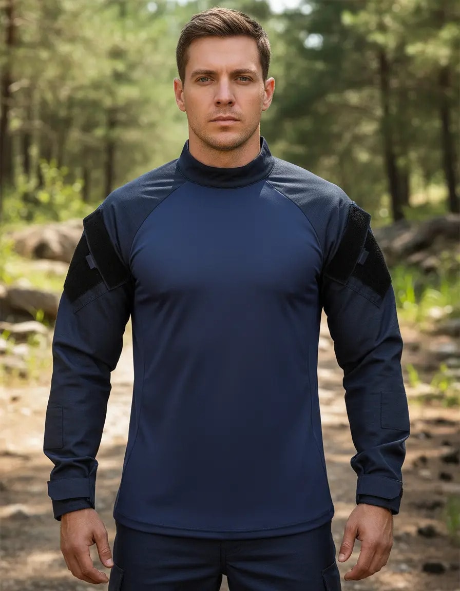 Camisa Combat T-shirt Tatica Camuflada