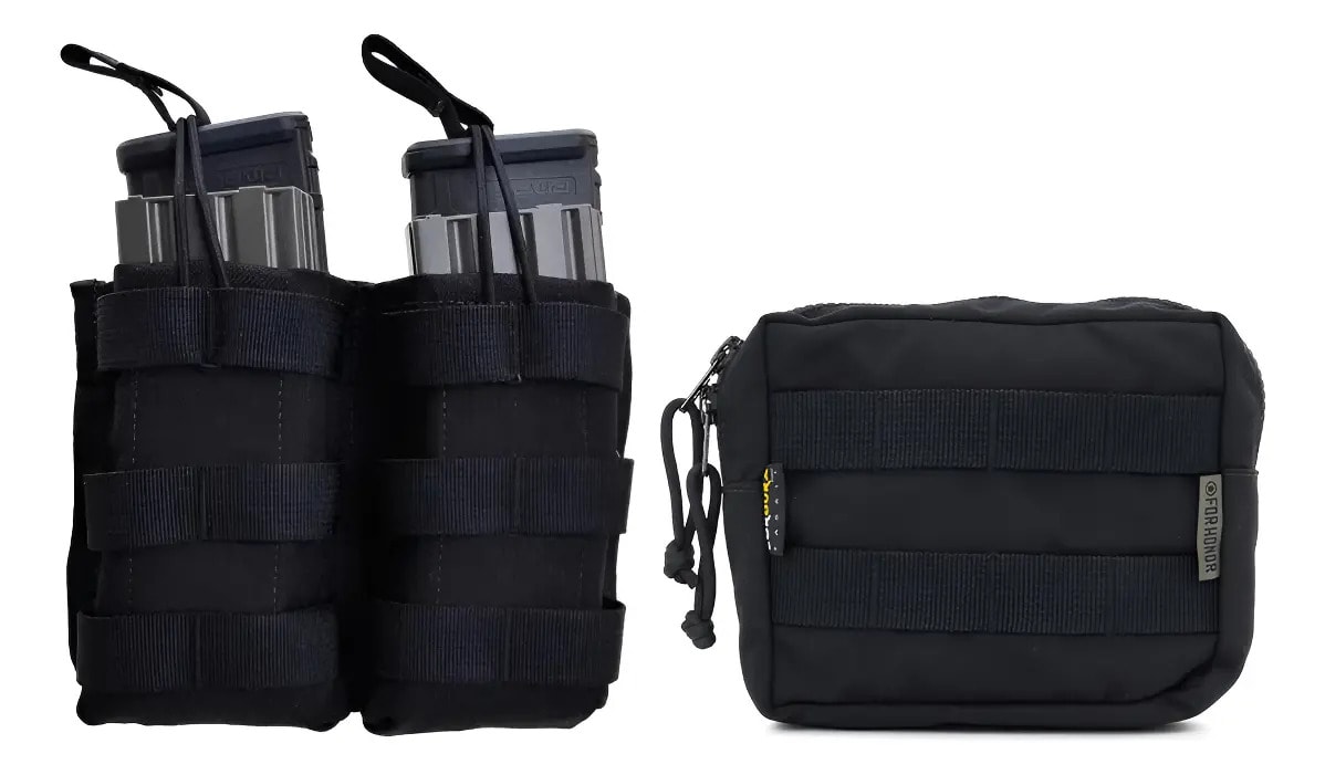Bolso Horizontal Forhonor + Porta Carregador Duplo De Fuzil