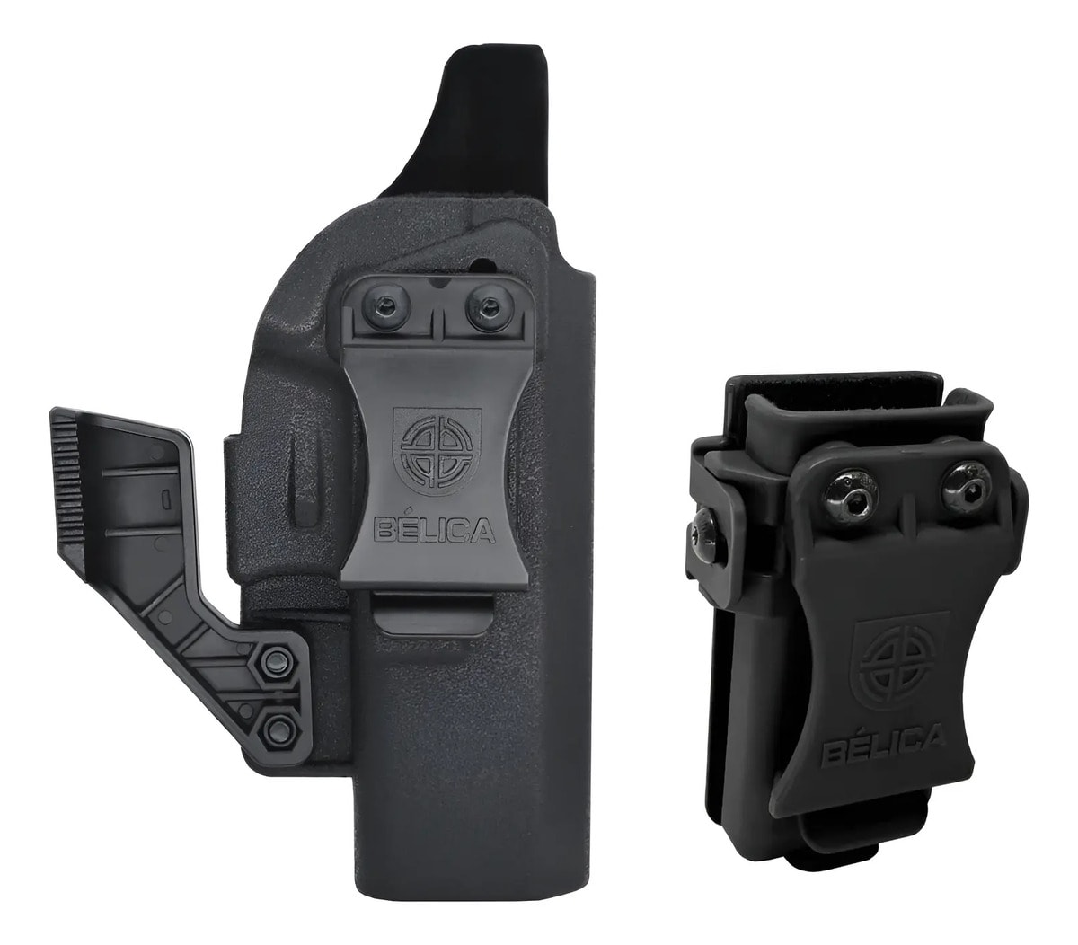 Kit Coldre Velado Glock + Porta Carregador Velado Preto