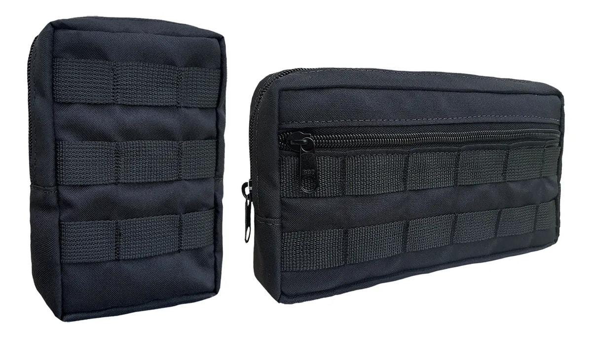 Kit 2 Bolsas Táticas Modular Para Colete Airsoft Militar