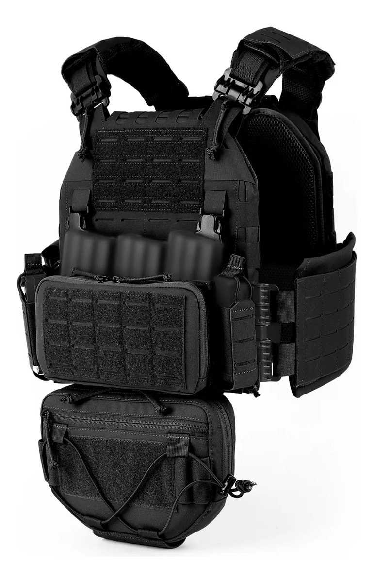 Colete Tático Votagoo Airsoft Modular Molle Nylon S-ms Pro