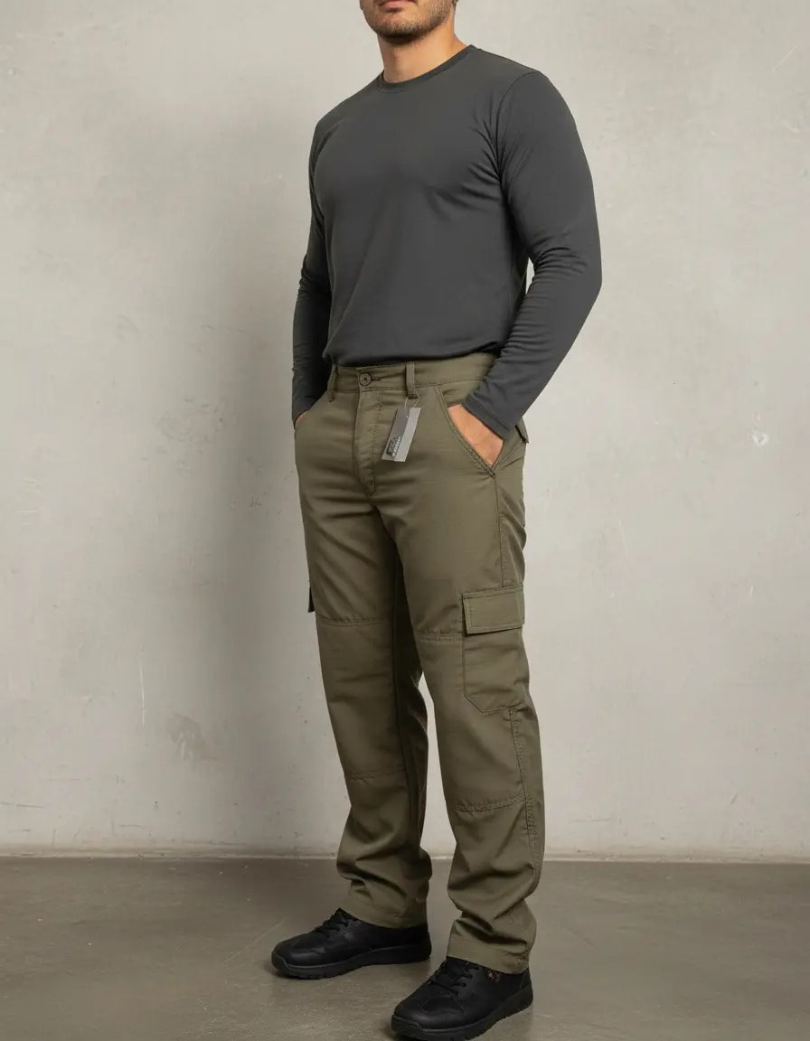 Calça Polly Ripstop Tática Militar Reforçada Resistente